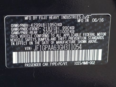 Used 2016 Subaru Impreza 2.0i AWD/4WD image 31