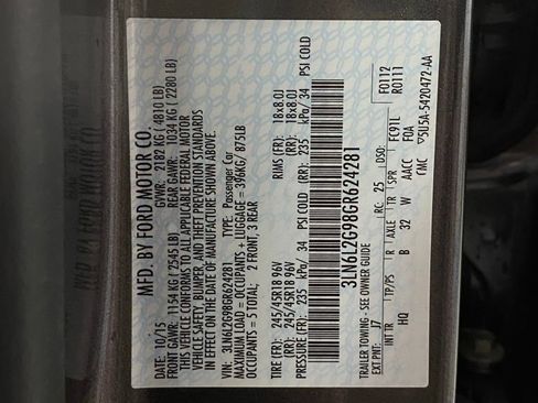 Used 2016 Lincoln MKZ FWD image 16