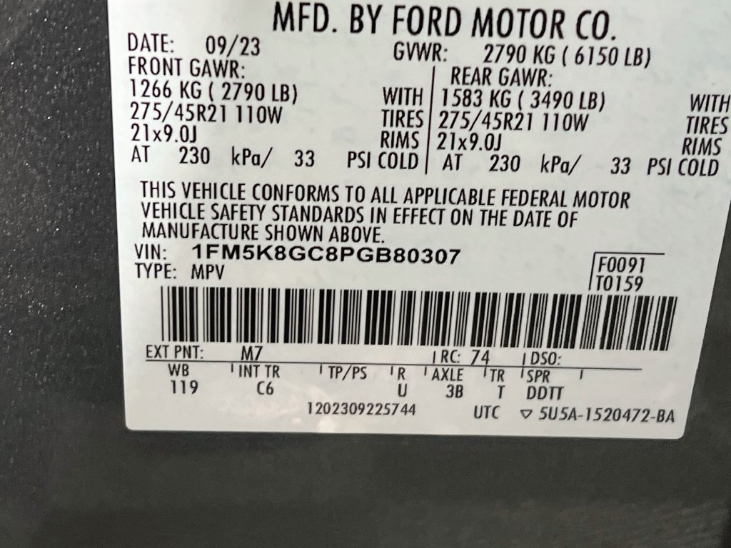 Used 2023 Ford Explorer ST w/ Equipment Group 401A AWD/4WD image 29
