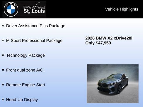Used 2026 BMW X2 xDrive28i AWD/4WD image 16