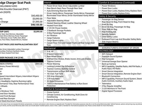 Used 2021 Dodge Charger Scat Pack w/ Plus Group RWD image 10