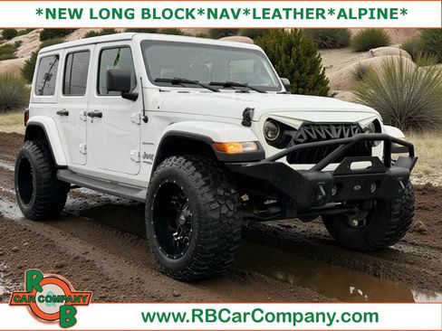 Used 2018 Jeep Wrangler Unlimited Sahara w/ Uconnect 4C Nav & Sound Group AWD/4WD image 1