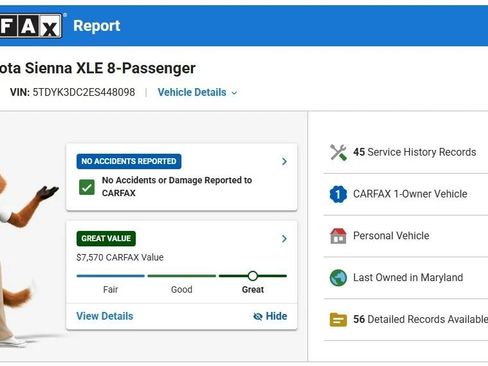 Used 2014 Toyota Sienna XLE FWD image 3