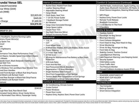 Certified 2026 Hyundai Venue SEL FWD image 9