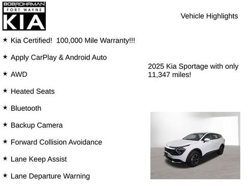 Certified 2025 Kia Sportage LX image 7