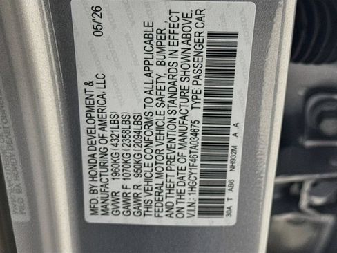 Used 2026 Honda Accord SE image 41