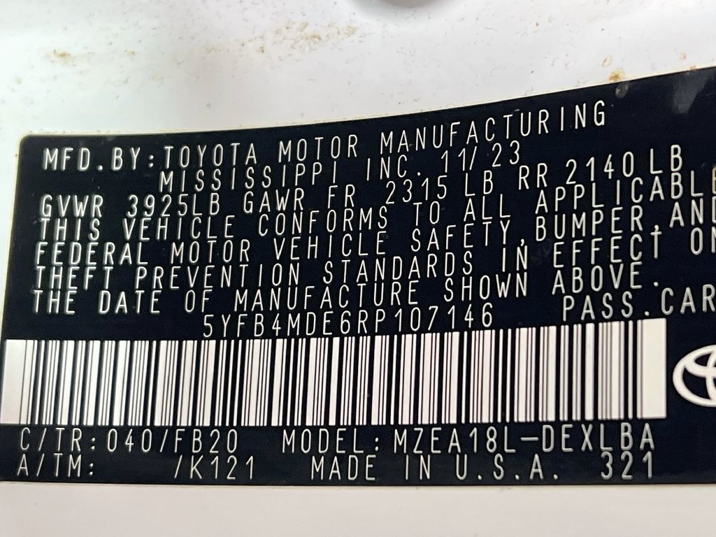 Certified 2024 Toyota Corolla LE FWD image 28