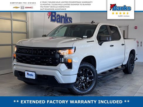 Certified 2026 Chevrolet Silverado 1500 Custom w/ Turbomax Blackout Package image 1