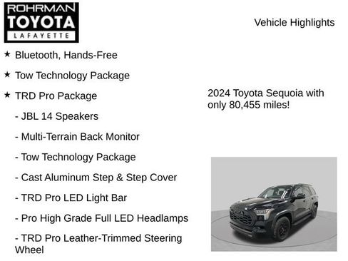 Used 2024 Toyota Sequoia TRD Pro AWD/4WD image 7