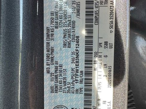 Used 2022 Ford F150 XLT w/ Equipment Group 302A High AWD/4WD image 28