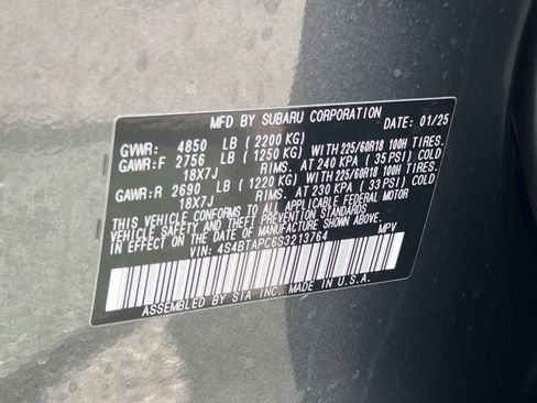 Certified 2025 Subaru Outback Touring w/ Tech Package 3 image 35