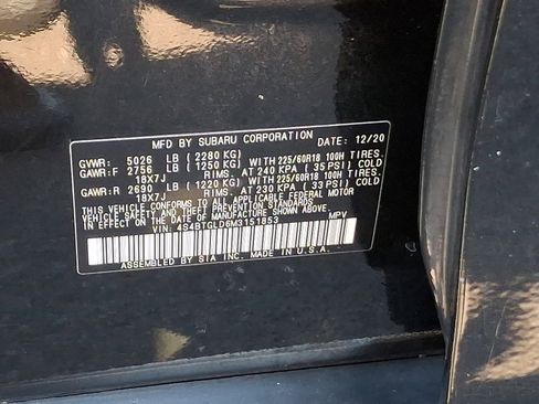 Used 2021 Subaru Outback Onyx Edition XT w/ Popular Package #2 AWD/4WD image 28