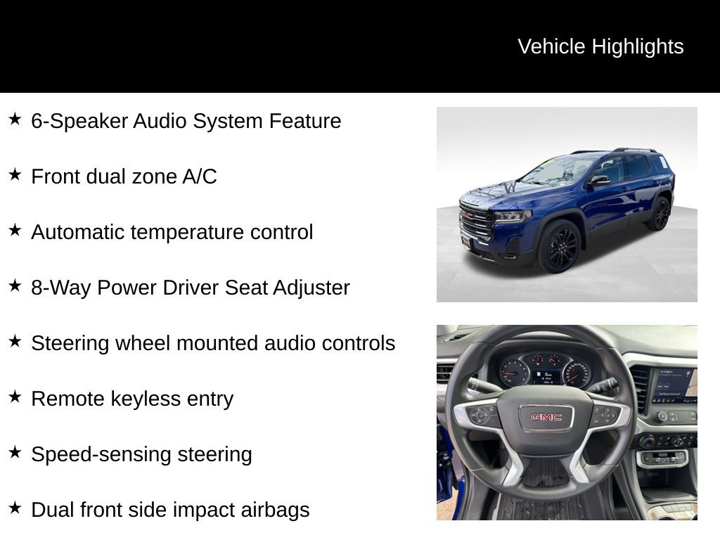 Used 2023 GMC Acadia SLE w/ Infotainment Package AWD/4WD image 16