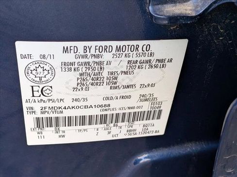 Used 2012 Ford Edge Sport w/ Canadian Touring Pkg image 25