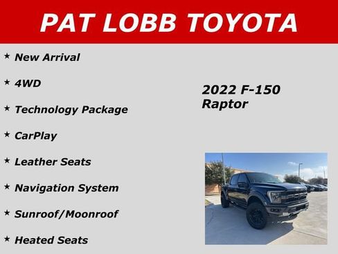 Used 2022 Ford F150 Raptor w/ Equipment Group 801A High image 28