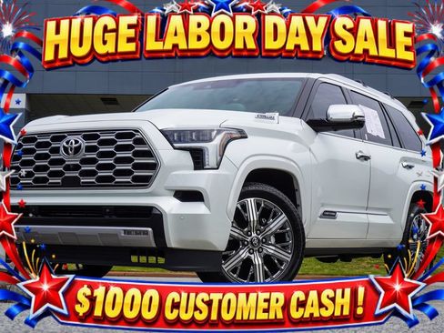 Used 2025 Toyota Sequoia Capstone AWD/4WD image 1