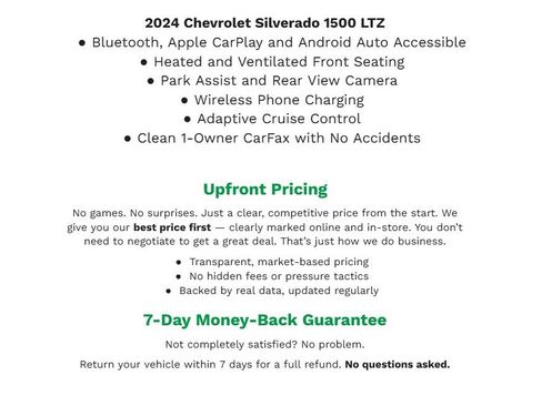 Used 2024 Chevrolet Silverado 1500 LTZ image 2