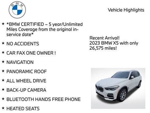 Certified 2023 BMW X5 xDrive40i w/ Premium Package image 4