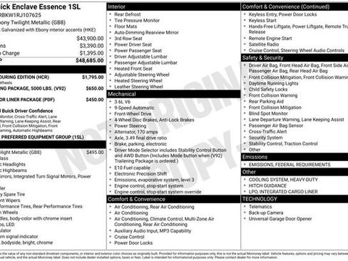 Certified 2024 Buick Enclave Essence w/ Sport Touring Edition image 7