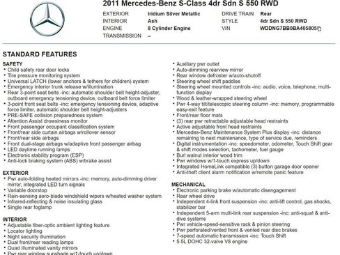 Used 2011 Mercedes-Benz S 550 image 16