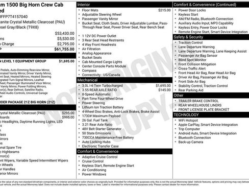 New 2026 RAM 1500 Big Horn AWD/4WD image 4