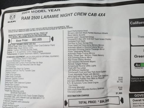 Used 2024 RAM 2500 Laramie w/ Night Edition AWD/4WD image 47
