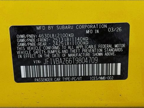 New 2026 Subaru WRX tS AWD/4WD image 31