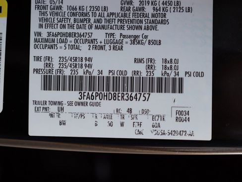 Used 2014 Ford Fusion SE w/ Equipment Group 202A image 33