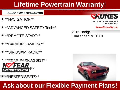 Used 2016 Dodge Challenger R/T Plus RWD image 3