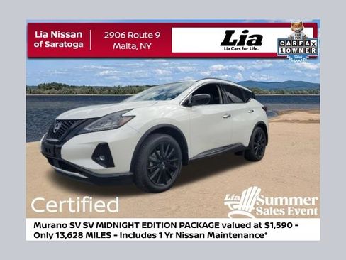 Certified 2024 Nissan Murano SV w/ SV Midnight Edition Package AWD/4WD image 1