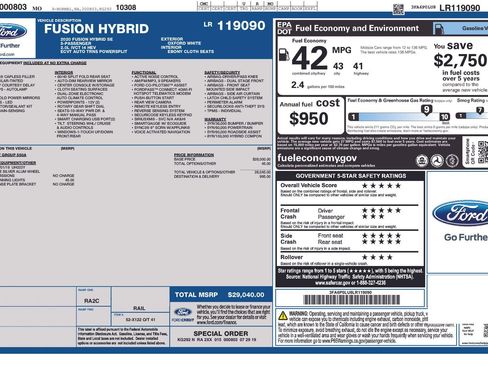 Used 2020 Ford Fusion SE FWD image 4