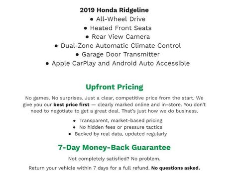 Used 2019 Honda Ridgeline RTL-E image 2