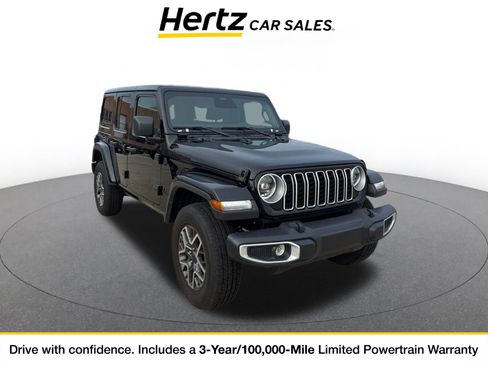 Used 2025 Jeep Wrangler Unlimited Sahara AWD/4WD image 1