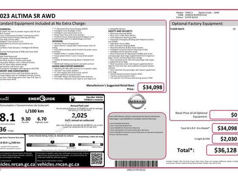 Used 2023 Nissan Altima 2.5 SR image 6