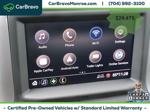Certified 2020 Chevrolet Silverado 1500 Custom w/ Custom Value Package AWD/4WD image 32