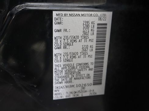 Used 2023 Nissan Murano SV w/ SV Midnight Edition Package AWD/4WD image 47