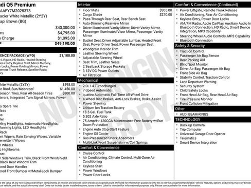 Used 2021 Audi Q5 2.0T Premium w/ Convenience Package image 20