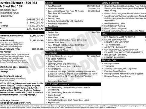 Used 2024 Chevrolet Silverado 1500 RST w/ True North Edition Plus AWD/4WD image 14