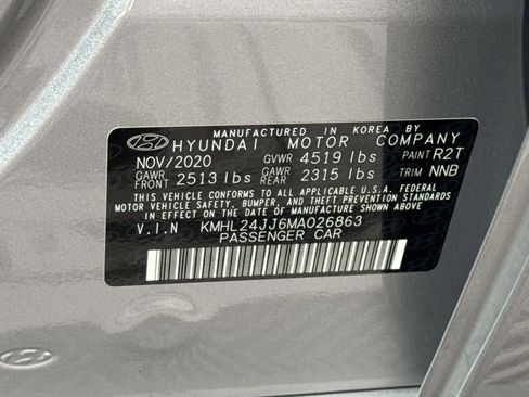 Used 2021 Hyundai Sonata Blue FWD image 27