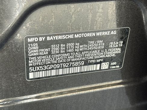 Used 2026 BMW X3 xDrive30i w/ Convenience Package AWD/4WD image 40