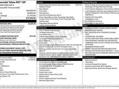 Used 2022 Chevrolet Tahoe RST w/ Luxury Package