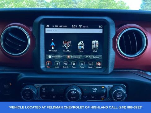Used 2019 Jeep Wrangler Unlimited Rubicon w/ Uconnect 4C Nav & Sound Group AWD/4WD image 14