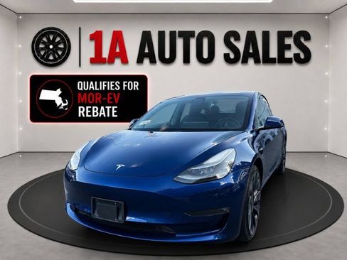Used 2022 Tesla Model 3 Performance AWD/4WD image 1
