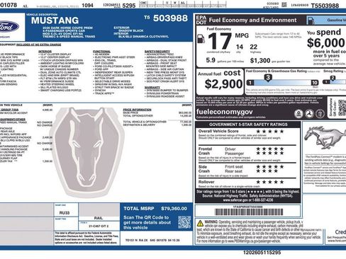New 2026 Ford Mustang Dark Horse RWD image 12