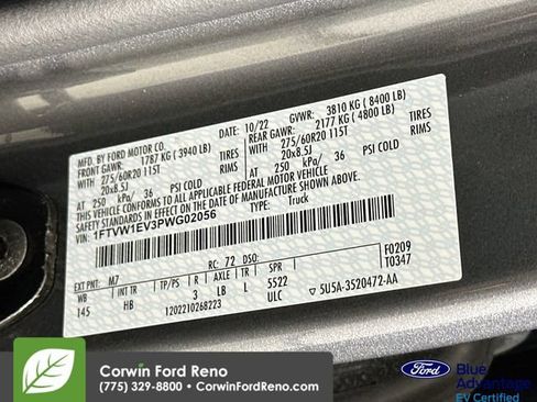 Certified 2023 Ford F150 Lightning Lariat w/ Equipment Group 511A High AWD/4WD image 39