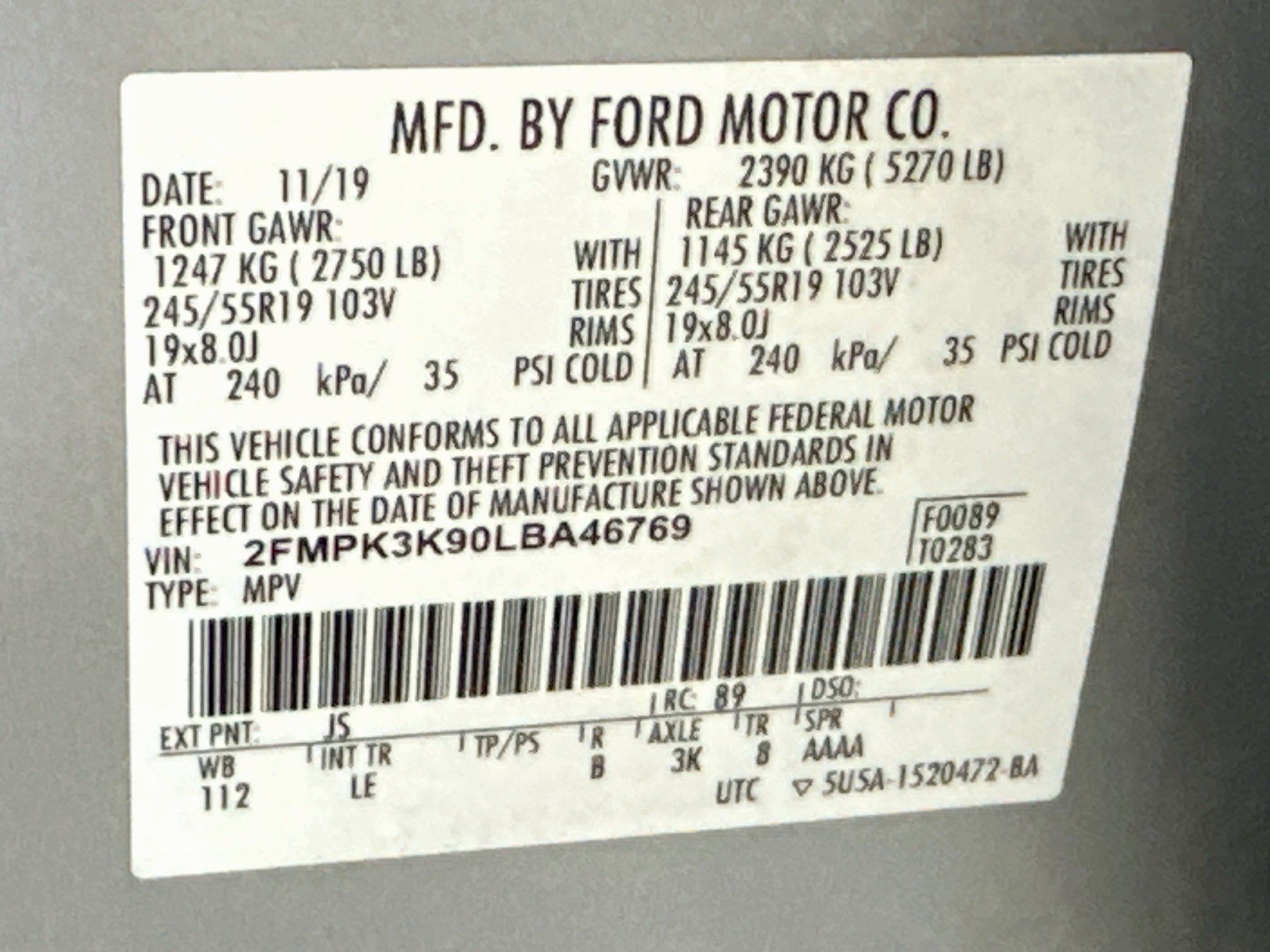 Used 2020 Ford Edge Titanium FWD image 12