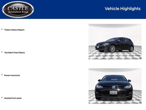 Used 2015 Volkswagen Golf TDI SE w/ Lighting Package FWD image 4