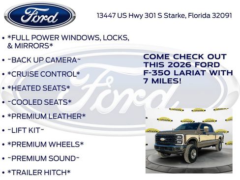 New 2026 Ford F350 Lariat image 10