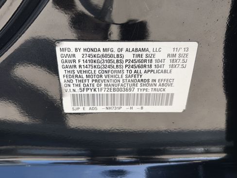 Used 2014 Honda Ridgeline Sport image 31