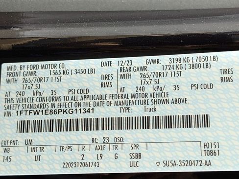 Certified 2023 Ford F150 XLT w/ Equipment Group 301A Mid AWD/4WD image 23
